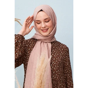 Madame Polo Bambu Kraş Şal - Vizon