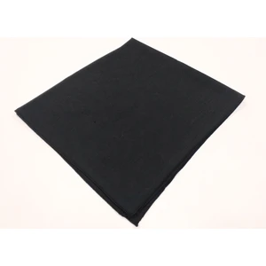 Düz Renk Siyah Kare Bandana