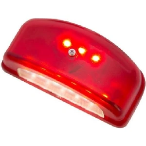 Formplas Plaka Lamba 2 Fonksiyonlu 9 Led'li 12V-24V Kırmızı