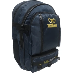 Wander 50 Litre Mavi Çok Gözlü, Sıkıştırma Kemerli Yürüyüş-Seyahat-Okul-Dağcı-Trekking-Kampçı Sırt Çantası
