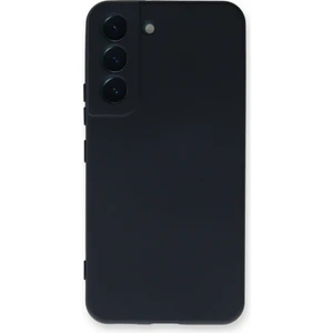 Samsung Galaxy S23 Kapak Içi Kadife Kamera Korumalı Lansman Silikon Kılıf - Koyu Mavi