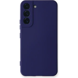 Samsung Galaxy S23 Kapak Içi Kadife Kamera Korumalı Lansman Silikon Kılıf - Mor