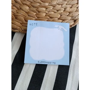 EyER Shoping Çeşitli Figürler Desenli Memopad Not Defteri Bloknot Çek Kopar Defter