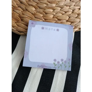 EyER Shoping Çeşitli Figürler Desenli Memopad Not Defteri Bloknot Çek Kopar Defter