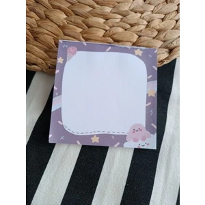 EyER Shoping Çeşitli Figürler Desenli Memopad Not Defteri Bloknot Çek Kopar Defter