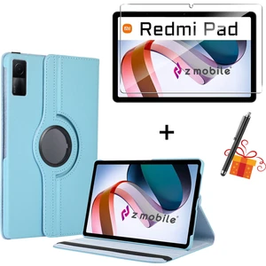 Xiaomi Redmi Pad 10.61” 2022 Tablet Kılıfı Ekran Koruyucu Kalem Hediyeli Set Kapaklı Standlı Kılıf