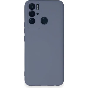 Tecno Pova Neo Kılıf Lansman Nano Içi Kadife  Silikon - Gri