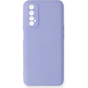 Realme 7 Kılıf Lansman Nano Içi Kadife  Silikon - Lila