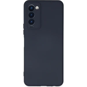 Tecno Camon 18P Kılıf Lansman Nano Içi Kadife  Silikon - Lacivert