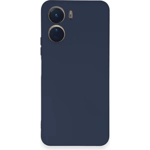 Vivo Y16 Kılıf Lansman Nano Içi Kadife  Silikon - Lacivert