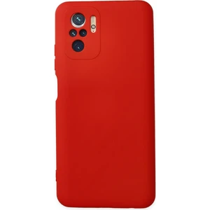Xiaomi Poco M5S Kılıf Lansman Nano Içi Kadife  Silikon - Kırmızı