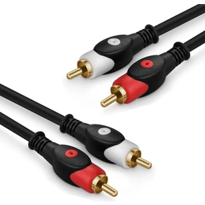 BK Teknoloji Yüksek Kalite 2rca Erkek-Erkek Ses Kablosu - 1.5 Metre