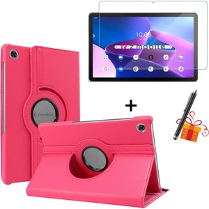 Lenovo Tab M10 Plus TB-125F - TB-128F 3. Jenerasyon Tablet Kılıfı Ekran Koruyucu Kalem Hediyeli Set