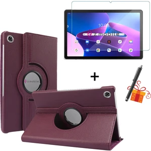 Lenovo Tab M10 Plus TB-125F - TB-128F 3. Jenerasyon Tablet Kılıfı Ekran Koruyucu Kalem Hediyeli Set