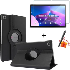 Lenovo Tab M10 Plus TB-125F - TB-128F 3. Jenerasyon Tablet Kılıfı Ekran Koruyucu Kalem Hediyeli Set