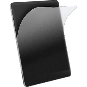 Case 4U Apple iPad Pro 2022 M2 (4. Nesil) / iPad Pro 2021 (5.Nesil) / iPad Pro 2020 (4.Nesil) / iPad Pro 2018 (3.Nesil) 12.9 inç Uyumlu Tablet Cam Ekran Koruyucu 9H Esnek Blue Nano Şeffaf