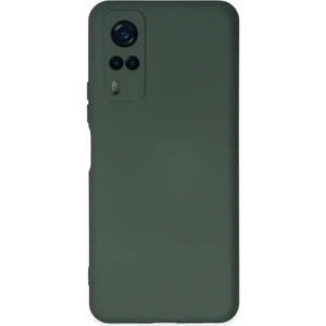 Vivo Y51 Kılıf Lansman Nano Içi Kadife  Silikon - Koyu Yeşil