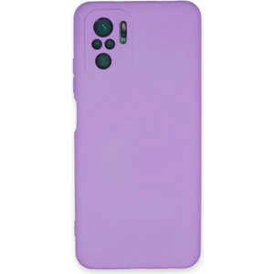 Xiaomi Poco M5S Kılıf Lansman Nano Içi Kadife  Silikon - Koyu Lila
