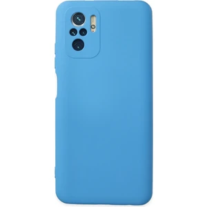 Xiaomi Poco M5S Kılıf Lansman Nano Içi Kadife  Silikon - Mavi