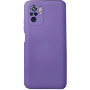 Xiaomi Poco M5S Kılıf Lansman Nano Içi Kadife  Silikon - Mor
