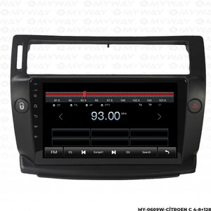 Citroen C4 Android Multimedya 4gb Ram Carplay Navigasyon Ekran - Myway