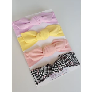 Swan Butik Kız Çocuk Bebek Bandana Toka Seti 4'lü