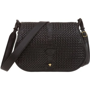 Mata Siyah Deri Kadın Çapraz Askılı Çanta 054 Mata