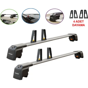 Kia Sportage Soul Sorento  Niro Ceed Sw Kilitli Ara Atkı Cross Bar Taşıyıcı Tavan Barı 4 Adet Dayama Dahil
