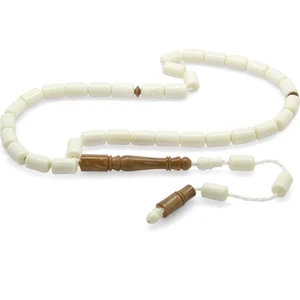 Okyanus Silver Sistemli Kesme Kesim Kuka İmameli Deve Kemiği Tesbih