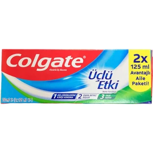 Üçlü Etki Diş Macunu 2X125 ml