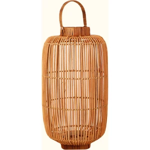 Meander El Yapımı Dekoratif Rattan Mumluk 28x50x70 8937