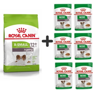 Royal Canin Xsmall Ageing +12  Köpek Maması 1,5 kg + 6 Adet Yaş Mama