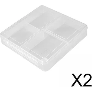 2x Depolama Kabı Mutfak Buzdolabı Kiler 2pcs Için (Yurt Dışından)