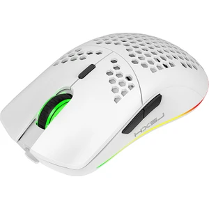T66 Petek Hafif Rgb Arkadan Aydınlatmalı USB Şarj Edilebilir 2.4ghz Kablosuz Fare(Yurt Dışından)
