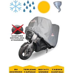 Kuba Bluebird Motor Brandası Çantasız Motorlara Uygun Su Geçirmez Motosiklet Brandası