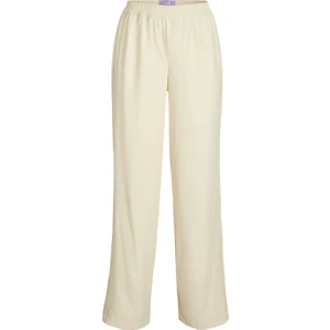 Yüksek Bel Mom Fit Krem Kadın Pantolon 12200751