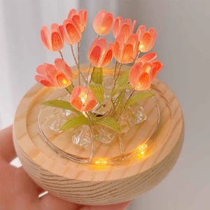 LED Lale Masası Gece Lambası Dıy Dayanıklı (Yurt Dışından)