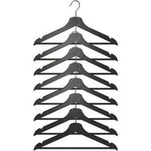 Bumerang Giysi Askısı, Siyah