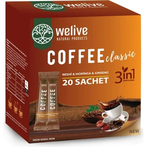 Welıve Kahve 3in1 Reshi & Moringa & Gınseng 20 Adet