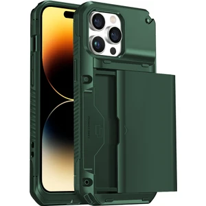 Buff iPhone 14 Pro Slide Armor Kılıf Dark Green