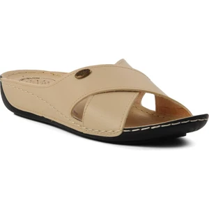 Ayakmod Bento 16.032 Bej Kadın Günlük Terlik