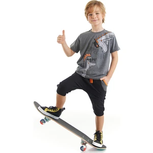 Summer Fun Erkek Çocuk T-shirt Kapri Şort Takım