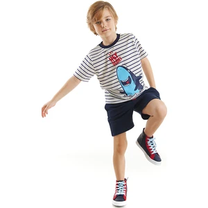 Dude Shark Erkek Çocuk T-shirt Şort Takım