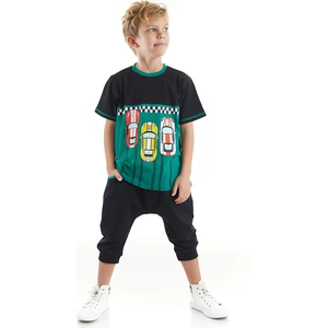 MSHB&G Finish Erkek Çocuk T-shirt Kapri Şort Takım