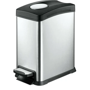 Pedallı Metal Çöp Kovası 12 Litre