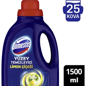 Yüzey Temizleyici Tek Ürünle Tüm Zeminlerde Maksimum Hijyen Limon Çiçeği 1500 ml 25 Kova