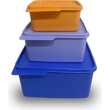Tupperware Kare Saklama Seti 3'Lü Fiyatı - Taksit Seçenekleri