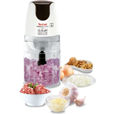 Tefal MasterChop Powelix 4 Bıçaklı Beyaz Rondo ve