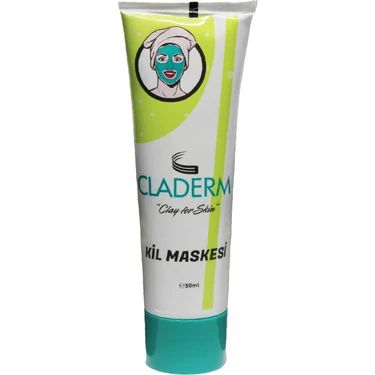 Claderm Krem Kil Yüz Maskesi - Tüm Cilt Tipleri İçin Sivilce Önleyici, Arındırıcı ve Sebum