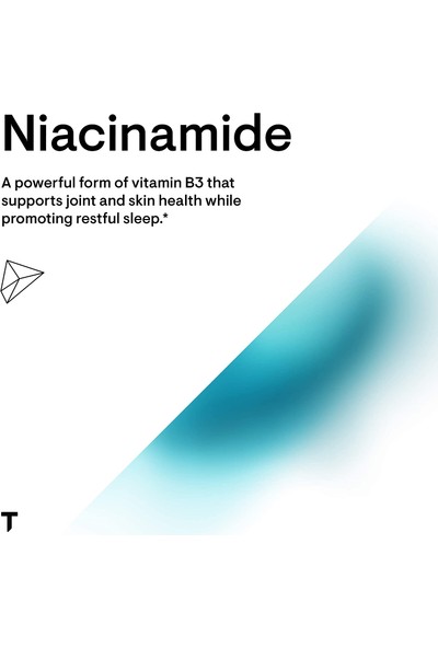 Thorne Research Niacinamide 500 mg Vitamin B3 Non Flushing Niacin B3 Vitamini Niyasin 180 Kapsül